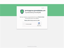 Tablet Screenshot of jenningsgrove.gravesidetales.com